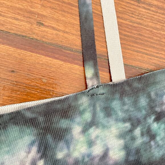 Zara Gray Tie Dye Bodycon Midi Dress - Picture 5 of 6